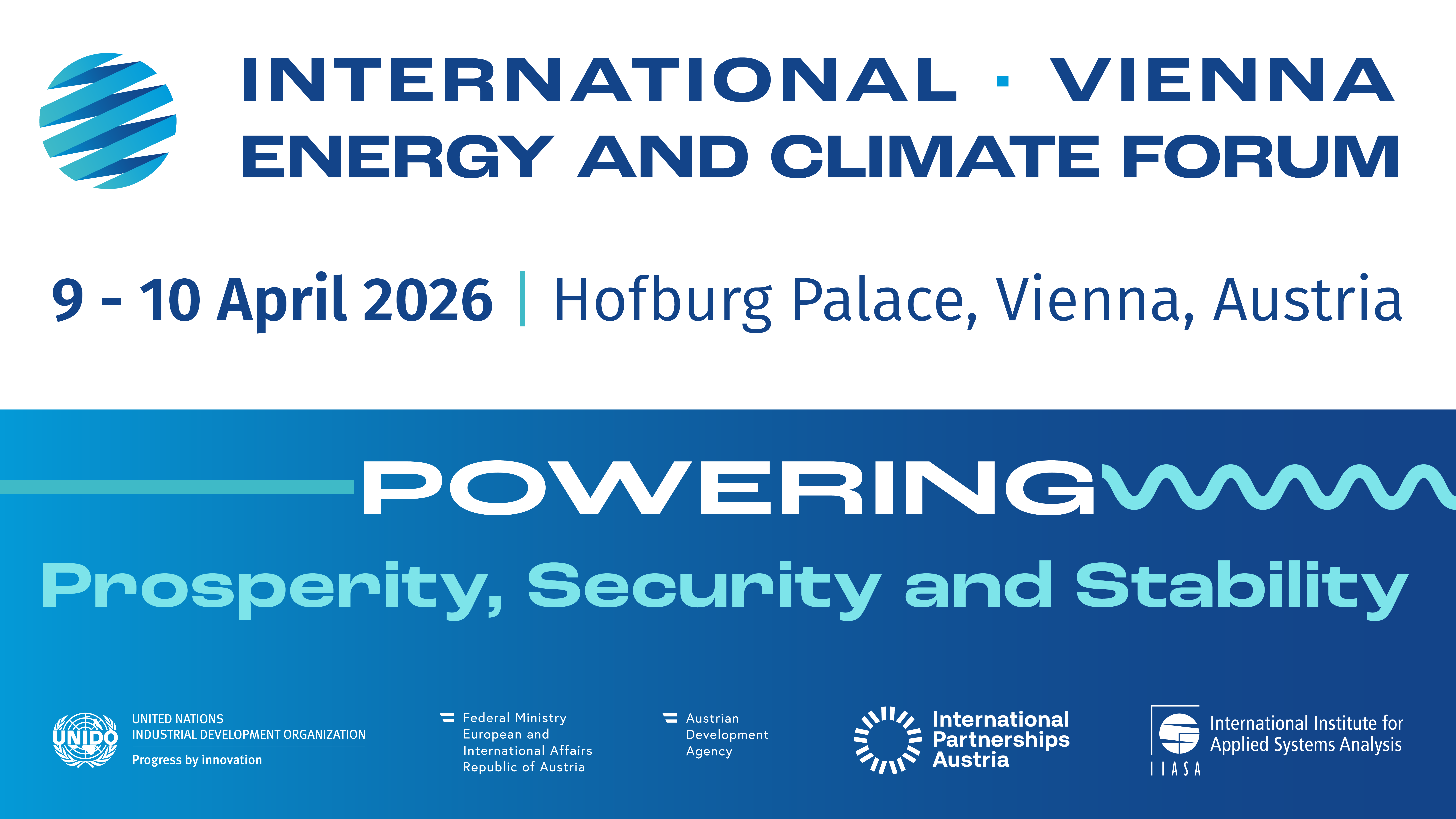 International Vienna Energy and Climate Forum (IVECF) event banner