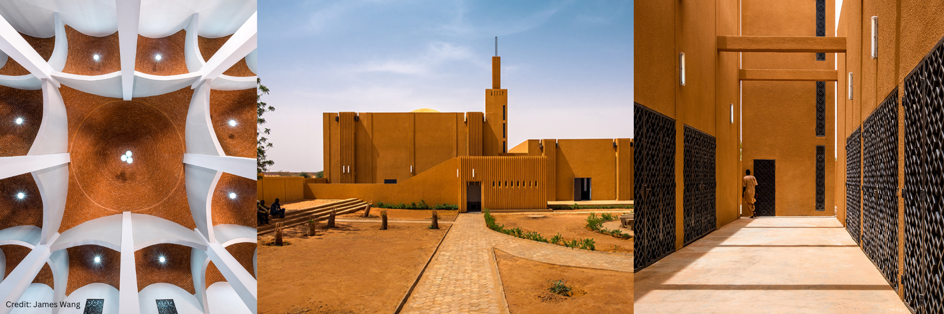 Hikma Community Centre's mosque, co-designed by architect Mariam Issoufou, 2025 UNEP Champion of the Earth,&nbsp;